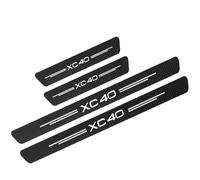 AYHYA 4 Pièces Autocollants de Protection de Seuil de Porte pour Vo-lvo S60 XC90 XC60 XC40 AWD,Plinthes de Voiture Anti-Rayures et Décoratives,Accessoires Réglage Voiture,Xc40 White