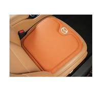 AYHYA Coussin de Siège Voiture pour Mazda 2 2002-2025, Tapis Conducteur Respirant, Coussin Confort Souple Antidérapant, Protection Intérieur Accessoires 4 Saisons,One Piece-Orange