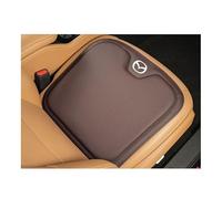 AYHYA Coussin de Siège Voiture pour Mazda 2 2002-2025, Tapis Conducteur Respirant, Coussin Confort Souple Antidérapant, Protection Intérieur Accessoires 4 Saisons,One Piece-Dark Brown