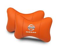 AYHYA Coussin Nuque Siège Voiture pour Nissan Maxima 1988-2004, Coussin D'appui-Tête pour L'appui-Tête du Siège De La Voiture Fabriqué, Oreiller De Voiture,Orange