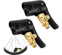 AYHYHLJZJ Adaptateur de Valve de Pneu de Voiture - Universel - pour vélo, Moto, Camion - Compatible avec Bosch Easy Pump, Valve française, Filetage de 7 mm (2 pièces, démontable)