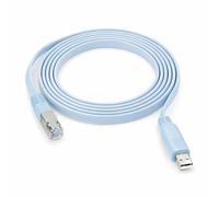 AYHYHLJZJ Câble de console USB vers RJ45 pour routeurs/commutateurs RS232 avec puce FTDI pour routeurs et commutateurs Cisco, 1,5 m, compatible avec Windows, Linux et Mac OS pour configurer des