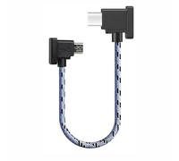 AYHYHLJZJ Câble USB C vers USB Micro 30 cm en nylon, compatible avec les drones tels que DJI Mini SE, Mavic Mini, Mavic Air, Mavic 2 Pro, câble de transfert de données OTG pour contrôleurs RC et