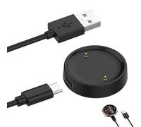 AYHYHLJZJ Chargeur Magnétique Compatible avec Amazfit Active 2 et Bip 6, Station de Charge Portable avec Câble USB de 1 m, Chargement Rapide Type-C, Léger, Léger et Compact, Chargement Rapide, Noir