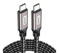 AYHYHLJZJ PD240W USB-C vers USB C Câble 1M, 480Mbps Transfert de données, 48V/5A PD3.0 Câble USB C Charge Rapide Compatible avec Thunderbolt 3, MacBook Pro, Samsung S25 S24 S23 S22