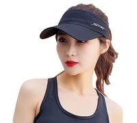AYIDBE Casquette Visière Été Réglable Chapeau de Soleil Bord Allongé 11CM Protection UV Visière de Golf Tennis Femme Homme Casquette de Base-Ball Sport pour Randonnée Camping Pêche Voyage Plage