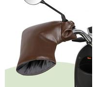 AYIDBE Hiver Gants de Guidon Moto Universel Manchon de Guidon Doublure en Polaire Chaud Moufles de Protection pour Vélo VTT Scooter Trottinette Imperméable Anti-Vent Protège-Main de Moto Homme Femme