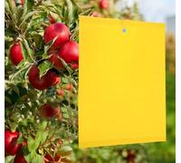AYIDBE Pièges à Insectes 20pcs Pièges Engluées Colle Double-Face Piège à Mouches Pucerons Jaune Attrape-Insectes de Tueur d'insecte pour Plantes d'intérieur et d'extérieur Fleurs Fruits 15 * 20cm