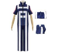 AYIMEIS Anime MHA Cosplay Costume Déguisement My Hero Academia Midoriya Izuku Todoroki Shoto Uniforme de Gymnastique Noël Halloween Carnaval Fête Performance Fancy Costume Adulte S-3XL