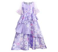 AYIMEIS Femmes Déguisements Isabela Costume ave Perruque Anime Fantaisie la Magie Isabela Cosplay Robe de Princesse Anniversaire Noël Fête Halloween Carnaval Costume Adulte