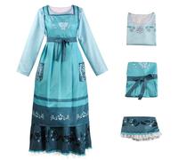 AYIMEIS Femmes Déguisements Julieta Madrigal Costume Anime Fantaisie la Magie Mirabel Mère Julieta Cosplay Robe Anniversaire Noël Fête Halloween Carnaval Costume Adulte