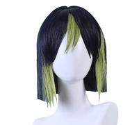 AYIMEIS Genshin Impact Cosplay Tighnari Perruque Longue/Courte Déguisement de Genshin Perruque Tighnari Cosplay Wig Noël Halloween Carnaval Fête Performance Costume Accessoires