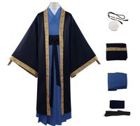 AYIMEIS Jinshi Cosplay Costume Set avec Perruque Déguisement de Anime The Apothecary Diaries Jinshi Cosplay Outfit Hanfu Halloween Carnaval Noël Fête Costume pour Adulte