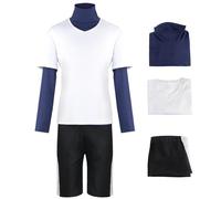 AYIMEIS Killua Cosplay Costume Complet Set Déguisement de Anime Hunter X Hunter Costume Killua Zoldyck Outfit Noël Halloween Carnaval Fête Performance Tenue Adulte XS-3XL
