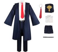 AYIMEIS Mash Burnedead Cosplay Costume Set Déguisement de Anime Mashle Magic and Muscles Costume Lance Crown Mash Uniformes Scolaires Noël Halloween Carnaval Fête Performance Cosplay Adulte