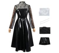 AYIMEIS Osaragi Cosplay Costume avec Perruque et Voile Déguisement de Anime Sakamoto Days Costume Osaragi Uniforme Robe Gothique Noir Noël Halloween Carnaval Fête Performance Costume Adulte