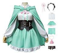 AYIMEIS REM Ram Cosplay Costume Complet Set Déguisement de Anime Re Zero Costume REM Ram Uniforme Noël Halloween Carnaval Fête Performance Cosplay Adulte S-XXL