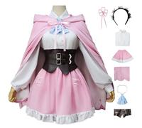 AYIMEIS REM Ram Cosplay Costume Complet Set Déguisement de Anime Re Zero Costume REM Ram Uniforme Noël Halloween Carnaval Fête Performance Cosplay Adulte S-XXL