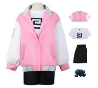 AYIMEIS Shaotang RU Cosplay Costume avec Perruque Déguisement de Anime Sakamoto Days Costume Shaotang RU Uniforme Noël Halloween Carnaval Fête Performance Costume Adulte