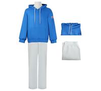 AYIMEIS Shin Asakura Cosplay Costume avec Perruque Déguisement de Anime Sakamoto Days Costume Shin Asakura Uniforme Noël Halloween Carnaval Fête Performance Costume Adulte