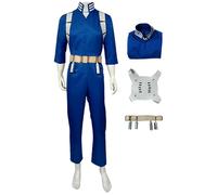 AYIMEIS Todoroki Shoto Cosplay Costume Déguisement Anime My Hero Academia Costume MHA Todoroki Shoto Uniforme de Combat Noël Halloween Carnaval Fête Performance Fancy Cosplay Adulte XS-3XL