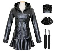 AYIMEIS Touka Kirishima Cosplay Costume avec Perruque Déguisement de Anime Tokyo Ghoul Costume Kirishima Touka Uniforme Noël Halloween Carnaval Fête Cosplay Adulte S-XXL