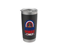 Ayisyen Vibes Only Haitian Flag Day Independence 1804 Pride Gobelet isotherme en acier inoxydable double paroi