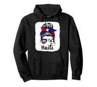 Ayiti Femme Drapeau de la Haïti Supporters Haïtiens Sweat à Capuche