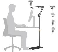 AYIZON Support de sol en métal pour webcam compatible avec Logitech C920 StreamCam C930 C922 C925e C615 Brio 4K, WFS-AYZ-001