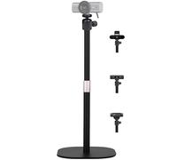 AYIZON Support de webcam robuste, support trépied pour webcam de table compatible avec les webcams Logitech MX Brio 4K, Brio 4K, Brio 500