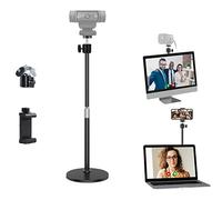 AYIZON Support pour Webcam de Bureau, Support de Table Pliable pour la Logitech Brio C920 C922 C930 C925 C615 Streamcam webcams, Compatible avec Les Smartphones iPhone et Samsung