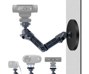 AYIZON Webacm Support magnétique pour mur, plafond, congélateur, toutes surfaces ferreuses, compatible avec les webcams Logitech C920s C922x StreamCam Brio C925e C930e C615 et Razer Facecam