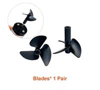 AYJYZHIAG 1 propulseur sous-Marin Micro 390 avec Joint en Caoutchouc étanche, Moteur 5-12 V, for Bateau de pêche à appâts RC(1 Pair Prop)