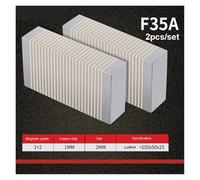 AYJYZHIAG Blocs de mandrin magnétiques CNC, Bloc d'introduction magnétique for rectifieuse F35A F35B F36V for rectifieuse composée(F35A 2pcs)