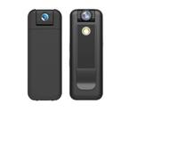 AYJYZHIAG Caméra corporelle WiFi 5MP UHD, Mini enregistreur sans Fil, 1900mAh, Rotation à 180°, Rechargeable, Portable, for Les Forces de l'ordre(Camera Add 64G)