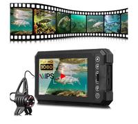 AYJYZHIAG Caméra de pêche sous-Marine HD1080P-DVR 32 Go-4,5 '' Caméra de pêche sur Glace Cadeaux for Hommes, 5000 mAh, IR et LED for l'obscurité, détecteur de pêche USB-C(25m no DVR)