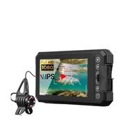 AYJYZHIAG Caméra de pêche sous-Marine HD1080P-DVR 32 Go-4,5 '' Caméra de pêche sur Glace Cadeaux for Hommes, 5000 mAh, IR et LED for l'obscurité, détecteur de pêche USB-C(25m with DVR)