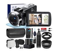 AYJYZHIAG Caméra vidéo 4K 60 IPS 48 MP UHD, Enregistrement vidéo, Appareil Photo numérique autofocus, Zoom numérique 18x, écran 3 Pouces