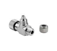 AYJYZHIAG Compteur de Bulles de CO2 for Aquarium à tête Simple/Double, régulateur de CO2 sans Retour en Alliage d'aluminium, Dispositif de Mesure du dioxyde de Carbone(Single Head)