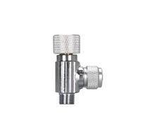 AYJYZHIAG Contrôleur de débit de Co2 for Aquarium Multi-Voies de qualité, régulateur de Distribution, séparateur en Laiton, électrovanne à Aiguille, Compteur de Bulles de CO2(Black)