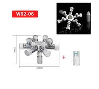 AYJYZHIAG Contrôleur de débit de Co2 for Aquarium Multi-Voies de qualité, régulateur de Distribution, séparateur en Laiton, électrovanne à Aiguille, Compteur de Bulles de CO2(Pink)