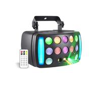 AYJYZHIAG Faisceau lumineux LED 4 en 1 avec télécommande et lumière Disco DMX512, for Dj, fête, mariage, KTV, Bar, spectacle de scène