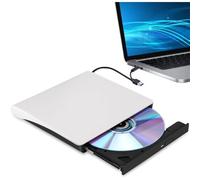 AYJYZHIAG Graveur Externe de CD/DVD/RW USB 3.0 Type-C, Lecteur DVD Portable, lecteurs optiques for Ordinateur Portable, Windows 11, 10, Mac, Linux