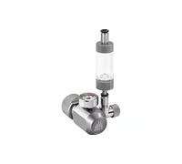 AYJYZHIAG Jauge en Alliage d'aluminium de régulateur de CO2 d'aquarium avec Compteur de Bulles for l'aquarium et l'entretien des Plantes Aquatiques(C02-MV-S,M22)