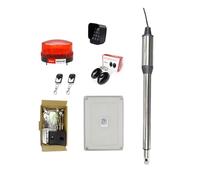 AYJYZHIAG Kit d'ouverture de Portail à battant Simple - 2 télécommandes GRATUITES, télécommandes de Voiture/kit Solaire/Verrouillage de Portail en Option(Kit c)