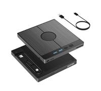 AYJYZHIAG Lecteur Blu-Ray Externe 7 en 1 USB 3.0 Type-C, Lecteur DVD CD-RW, graveur Optique Portable avec Emplacement for Carte SD/TF for Ordinateur