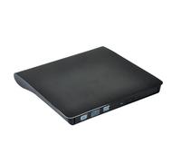 AYJYZHIAG Lecteur DVD Externe USB 3.0 Portable for Ordinateur, graveur de CD +/-RW, Lecteur Disque for Bureau Windows Linux(Black)