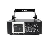 AYJYZHIAG Lumière d'animation rvb Disco DJ, projecteur polychrome à commande vocale, faisceau de scène DMX, effet fête noël, barre KTV