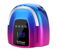 AYJYZHIAG Maison et Salon Lampe UV LED Rechargeable 200 W, sèche-Ongles sans Fil avec 3 minuteries et capteur Intelligent, for la Maison Le Salon, for durcir Tous Les gels(Sun S20 Max)