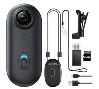 AYJYZHIAG Mini caméra corporelle for Casque, Guidon et Moto, Sport sur Batterie, Full HD, Wi-FI, modèle H88(32GB,FHD 1080P (White))